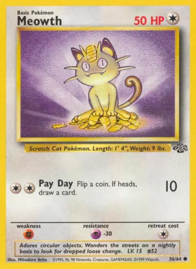 Meowth [Gold Border] #56
