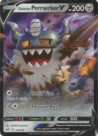 Galarian Perrserker V #129