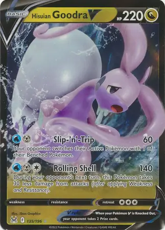 Hisuian Goodra V #135