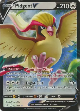Pidgeot V #137