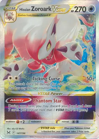 Hisuian Zoroark VSTAR #147