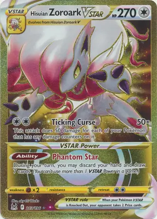 Hisuian Zoroark VSTAR #213