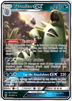 Tyranitar GX #121