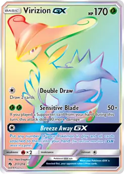Virizion GX #217