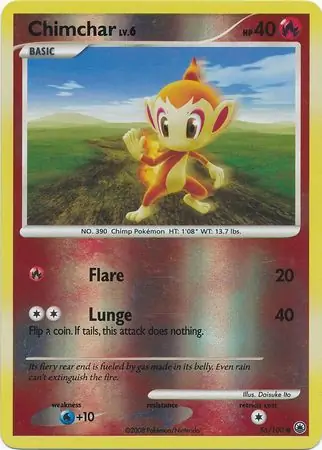 Chimchar [Reverse Holo] #56