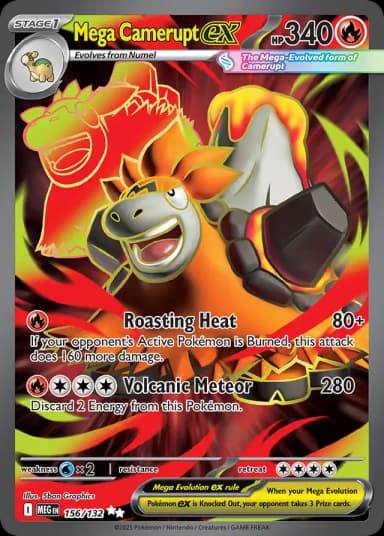 Mega Camerupt Ex #156