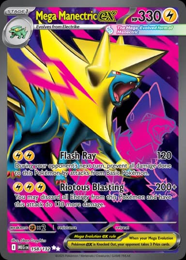 Mega Manectric Ex #158
