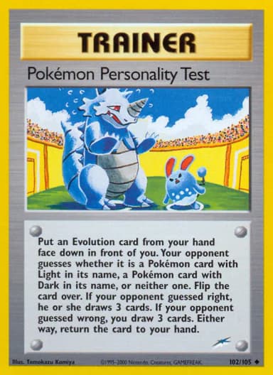 Pokemon Personality Test #102