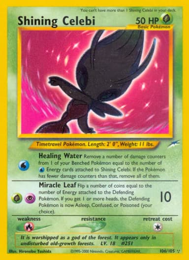 Shining Celebi #106