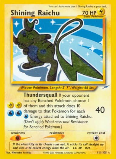 Shining Raichu #111
