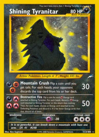 Shining Tyranitar #113