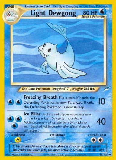 Light Dewgong #45