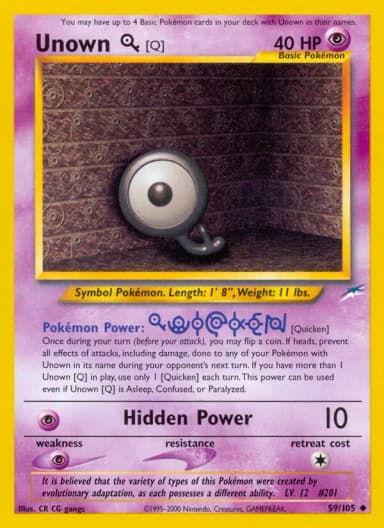 Unown Q #59