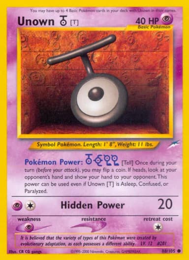 Unown T #88