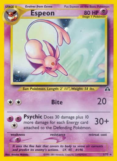 Espeon [1st Edition] #1