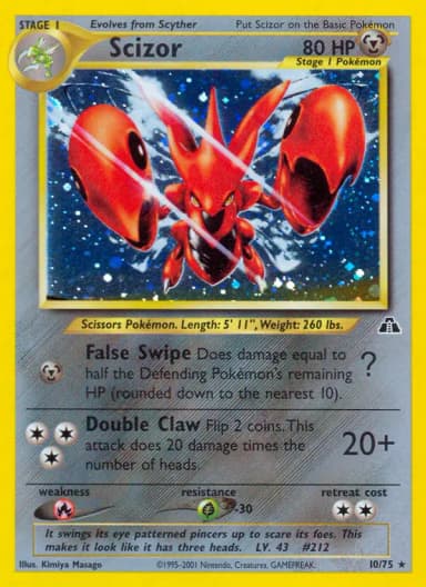 Scizor [1st Edition] #10