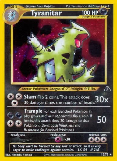 Tyranitar [1st Edition] #12