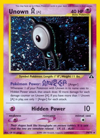 Unown A [1st Edition] #14