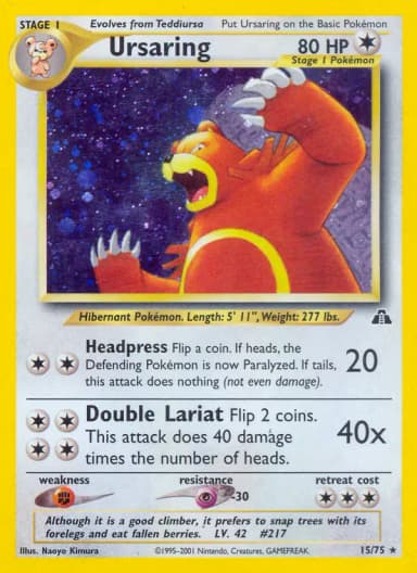 Ursaring [1st Edition] #15