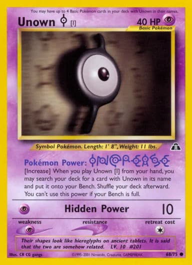 Unown I [1st Edition] #68