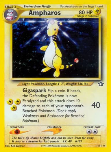 Ampharos [1st Edition] #1