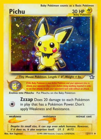 Pichu [1st Edition] #12