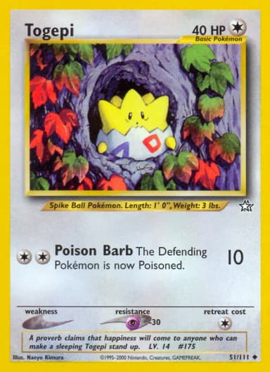 Togepi [1st Edition] #51