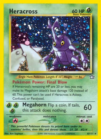 Heracross [1st Edition] #6