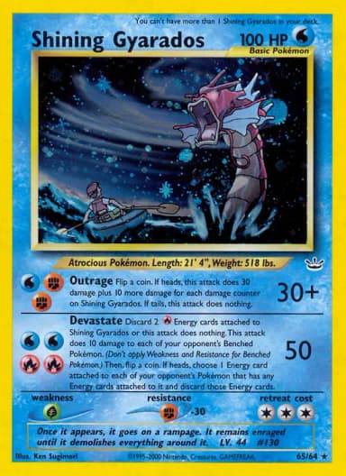 Shining Gyarados #65