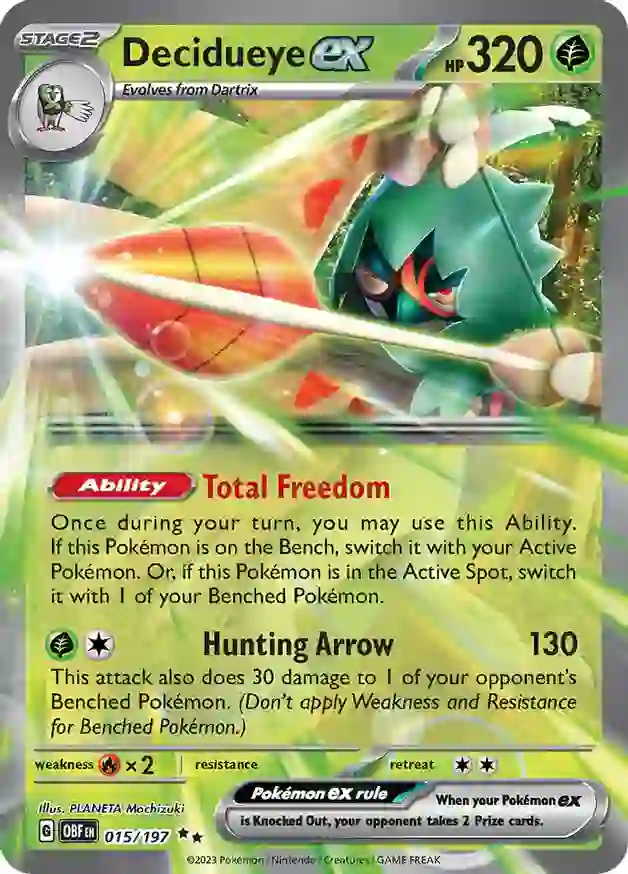 Decidueye ex #15
