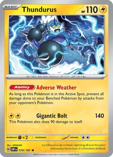 Thundurus [Holo] #70