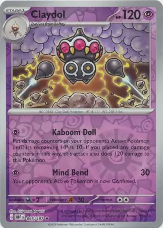 Claydol [Holo] #95