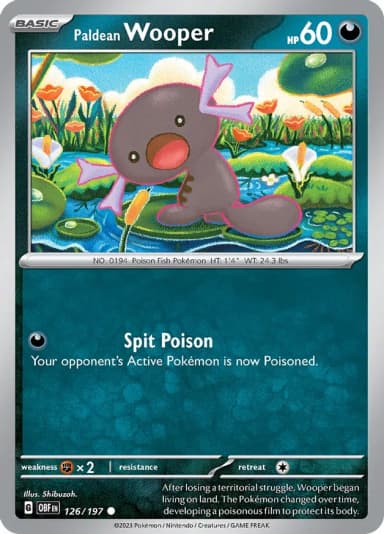 Paldean Wooper #126
