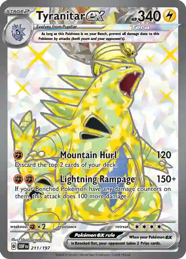Tyranitar ex #211