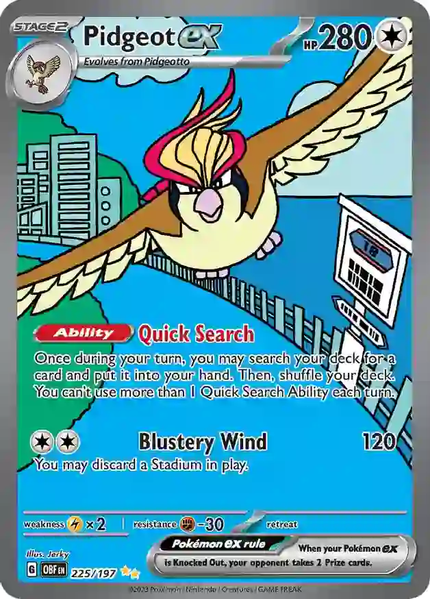 Pidgeot ex #225