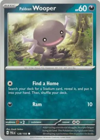 Paldean Wooper #128