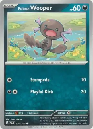 Paldean Wooper #129