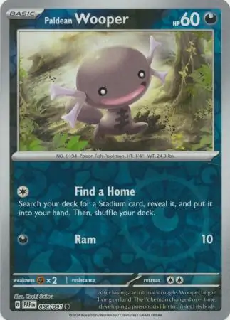 Paldean Wooper #58