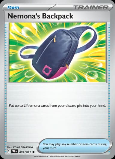 Nemona's Backpack [Reverse Holo] #83