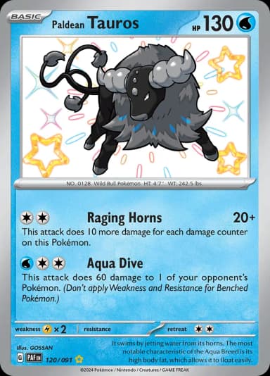 Paldean Tauros #120