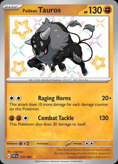 Paldean Tauros #172