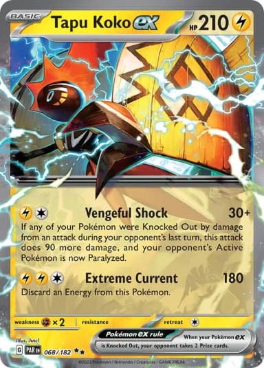 Tapu Koko ex [Holo] #68