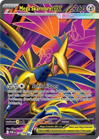 Mega Skarmory ex #106
