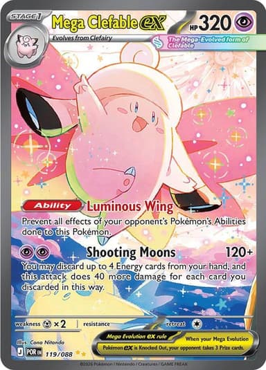 Mega Clefable ex #119