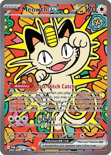 Meowth ex #121