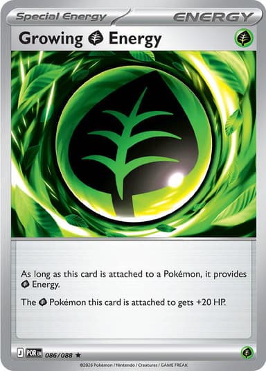 Growing Grass Energy [Reverse Holo] #86