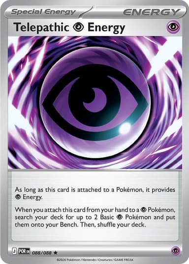 Telepathic Psychic Energy [Reverse Holo] #88