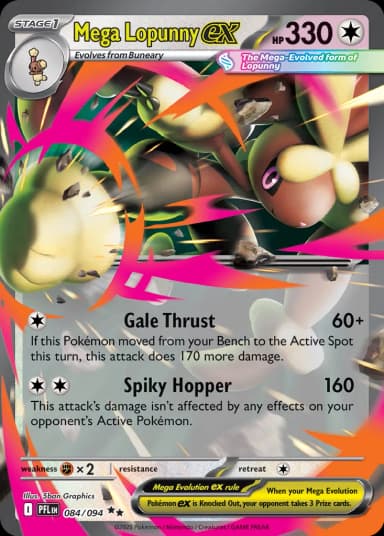 Mega Lopunny ex #84
