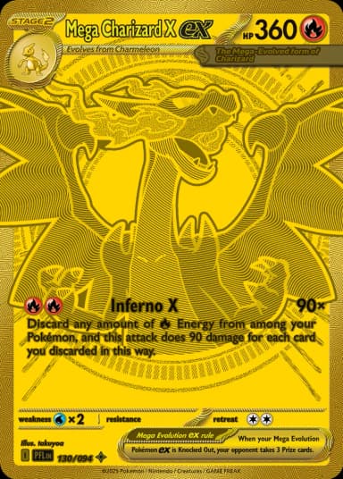 Mega Charizard X ex #130