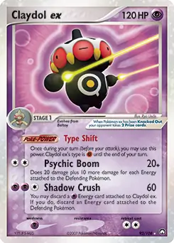 Claydol EX #93